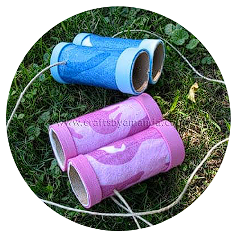 Cardboard Tube Binoculars