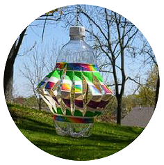 Recycled Plastic Bottle Wind Spinner